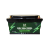 Idealakku IA-Serie LiFePO4-Batterie 12 V 100 Ah Wohnmobil-Untersitzbatterie mit Smart-BMS und Bluetooth