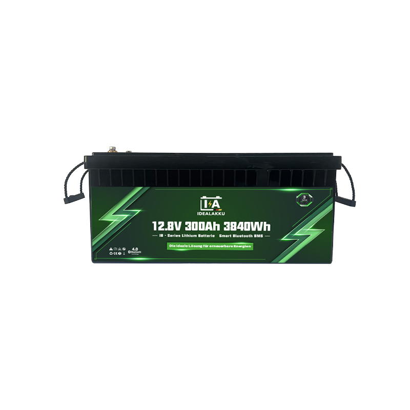 Idealakku IB-Serie LiFePO4-Batterie 12 V 300 Ah mit Smart-BMS und Bluetooth