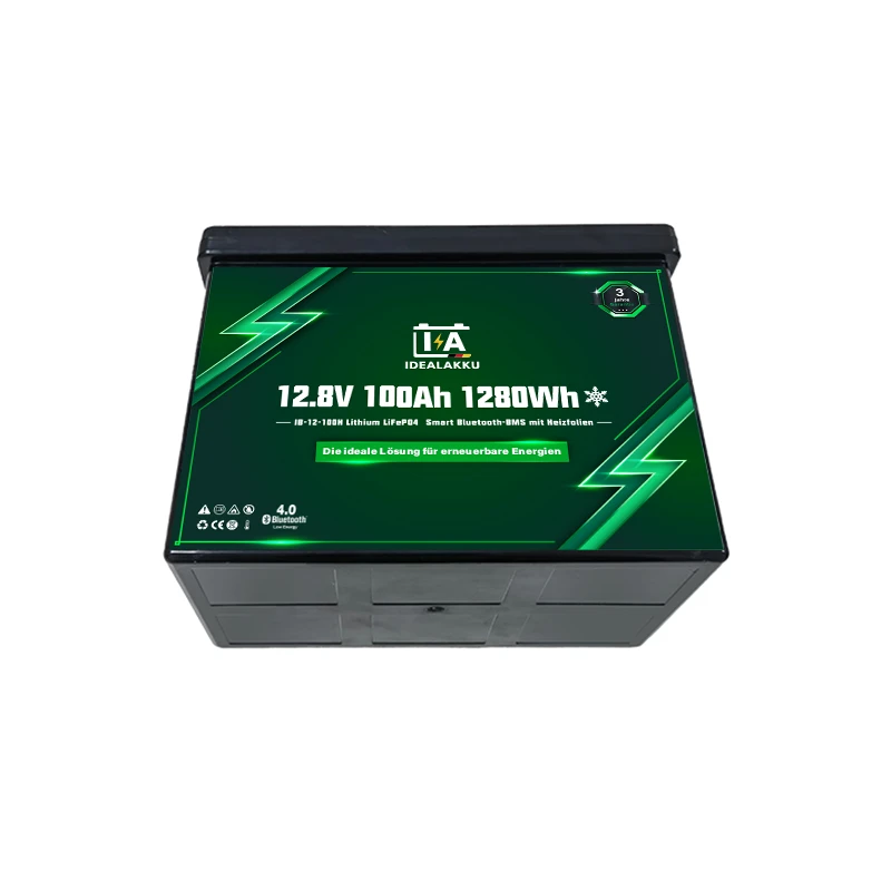 Idealakku IB-Serie LiFePO4-Batterie 12 V 100 Ah mit Smart-BMS, Bluetooth und Heizung-6 Idealakku IB-Serie LiFePO4-Batterie 12 V 100 Ah mit Smart-BMS, Bluetooth und Heizung-6