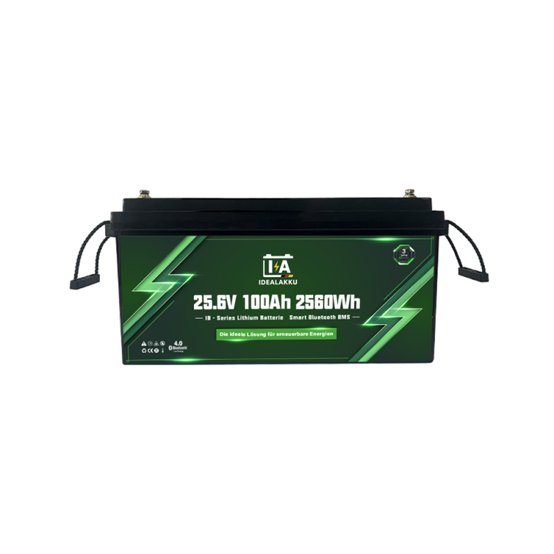 Idealakku IB-Serie LiFePO4-Batterie 24 V 100 Ah mit Smart-BMS und Bluetooth
