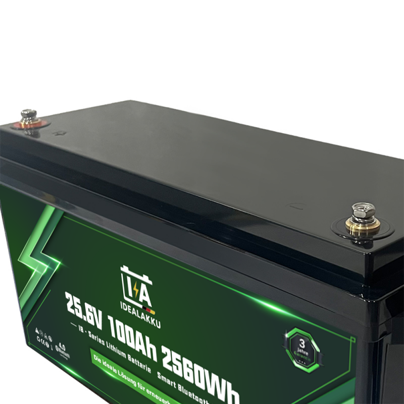 Idealakku IB-Serie LiFePO4-Batterie 24 V 100 Ah mit Smart-BMS und Bluetooth