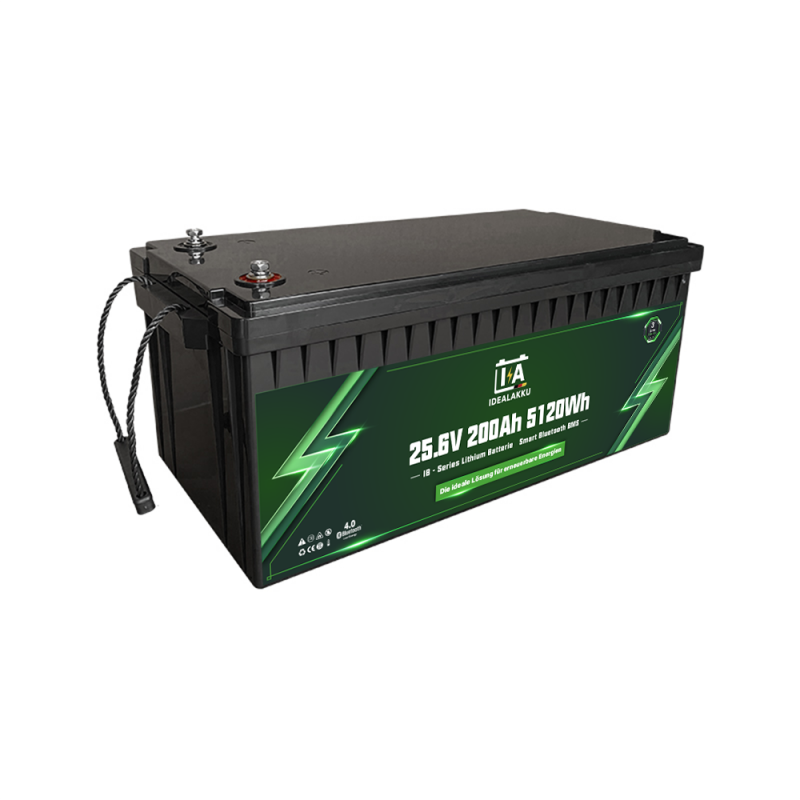 Idealakku IB-Serie LiFePO4-Batterie 24 V 200 Ah mit Smart-BMS, Bluetooth und Heizung