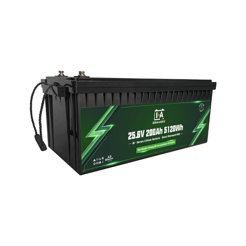 Idealakku IB-Serie LiFePO4-Batterie 24 V 200 Ah mit Smart-BMS, Bluetooth und Heizung