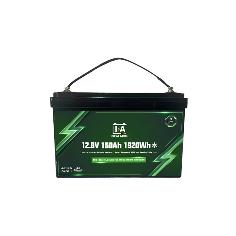 Idealakku IB SERIE Lithium Batterie LiFePO4 12V 150Ah Smart BMS mit Bluetooth mit Heizung-3 Idealakku IB-Serie LiFePO4-Batterie 12 V 150 Ah mit Smart-BMS, Bluetooth und Heizung