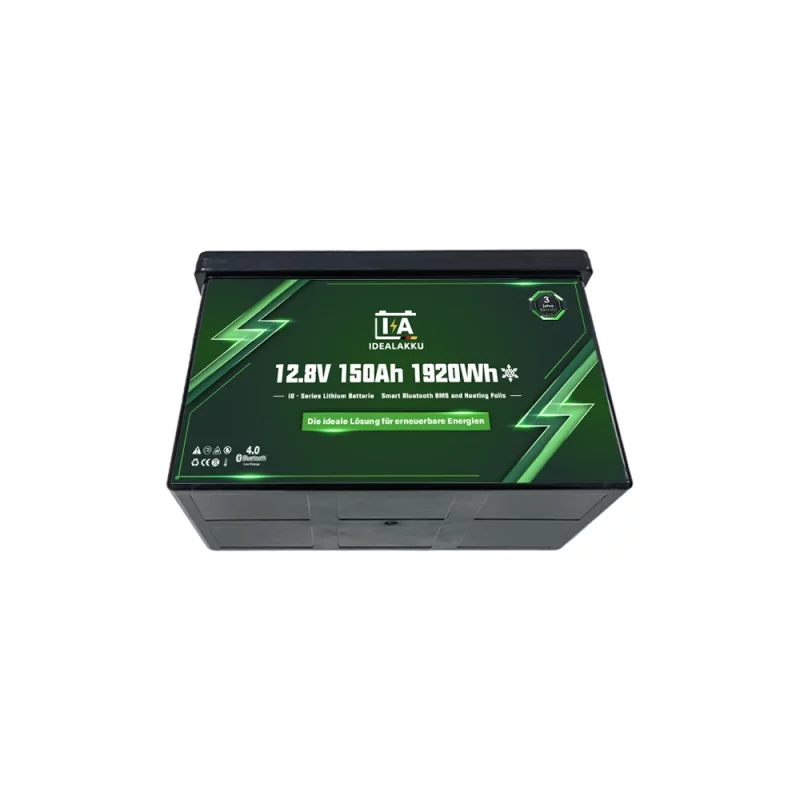 Idealakku IB SERIE Lithium Batterie LiFePO4 12V 150Ah Smart BMS mit Bluetooth mit Heizung-5 Idealakku IB-Serie LiFePO4-Batterie 12 V 150 Ah mit Smart-BMS, Bluetooth und Heizung