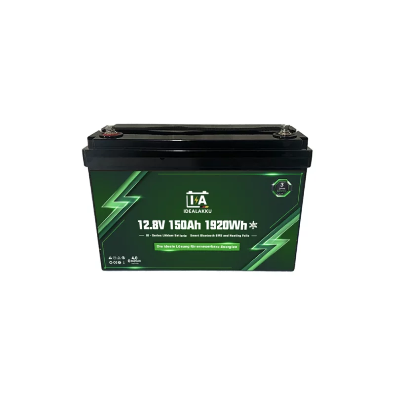 Idealakku IB SERIE Lithium Batterie LiFePO4 12V 150Ah Smart BMS mit Bluetooth mit Heizung-8 Idealakku IB-Serie LiFePO4-Batterie 12 V 150 Ah mit Smart-BMS, Bluetooth und Heizung