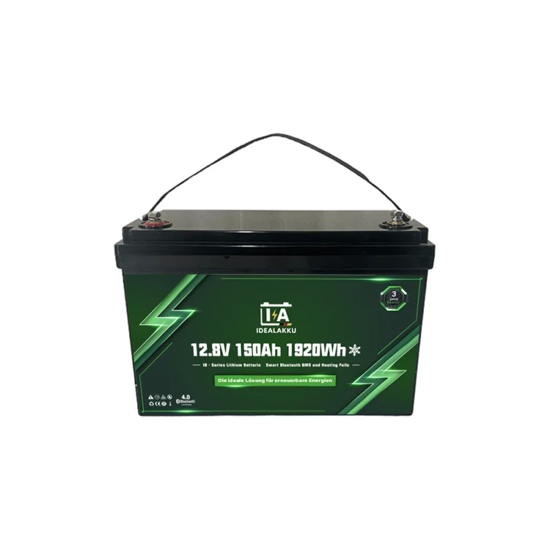 Idealakku IB SERIE Lithium Batterie LiFePO4 12V 150Ah Smart BMS mit Bluetooth mit Heizung-9 Idealakku IB-Serie LiFePO4-Batterie 12 V 150 Ah mit Smart-BMS, Bluetooth und Heizung