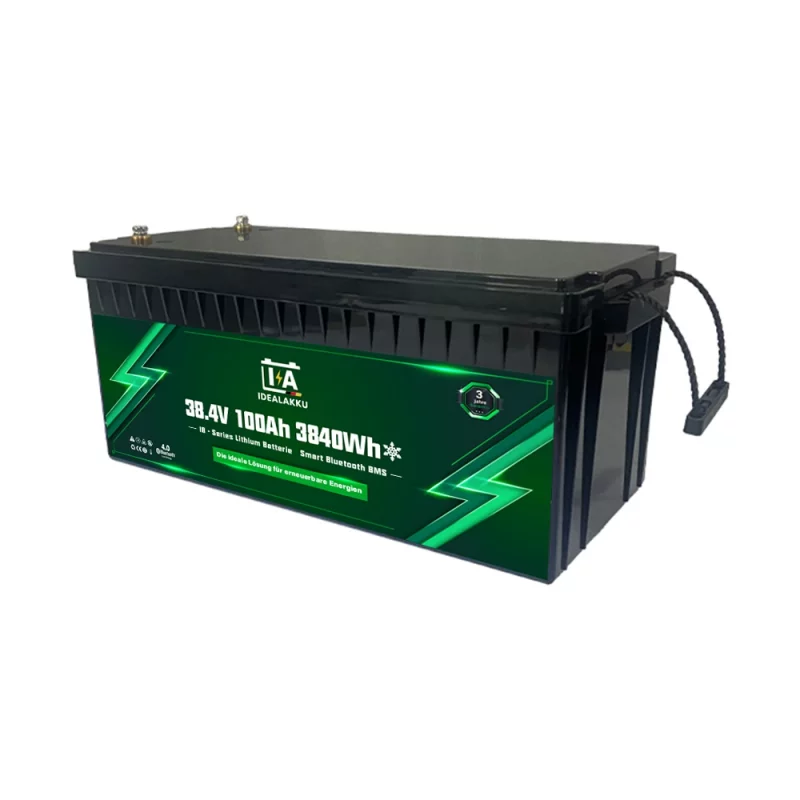 Idealakku IB-Serie LiFePO4-Batterie 36 V 100 Ah mit Smart-BMS, Bluetooth und Heizung