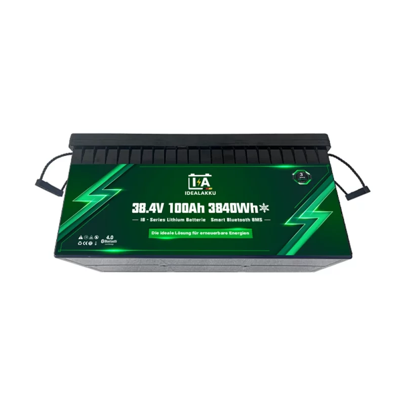 Idealakku IB-Serie LiFePO4-Batterie 36 V 100 Ah mit Smart-BMS, Bluetooth und Heizung