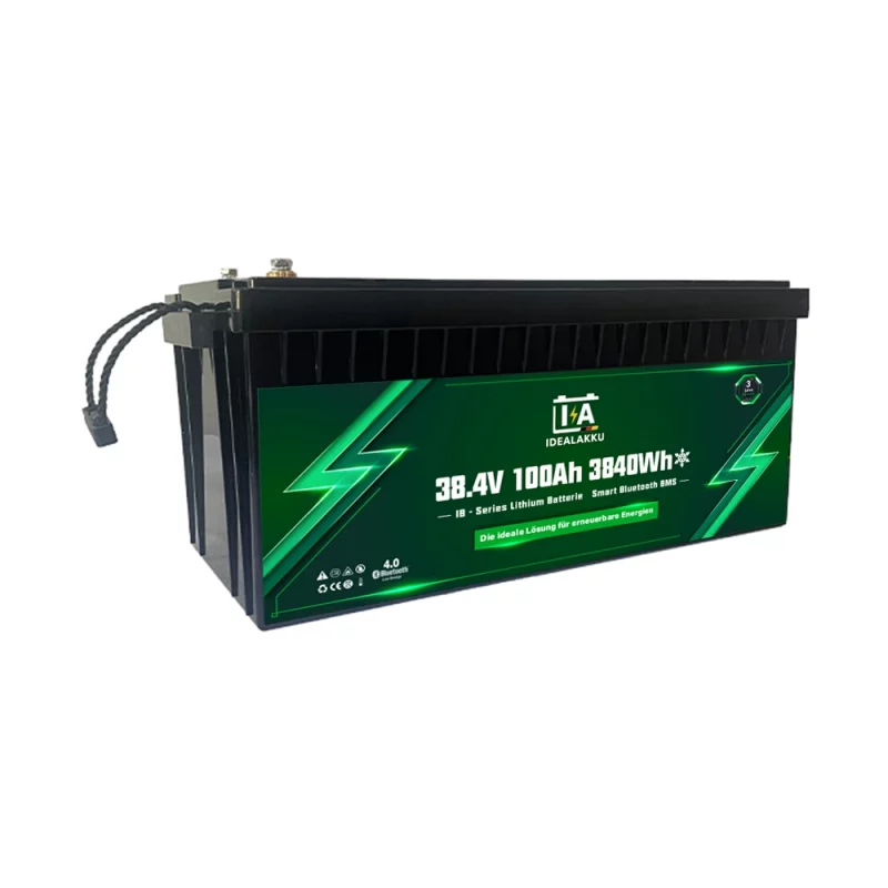 Idealakku IB-Serie LiFePO4-Batterie 36 V 100 Ah mit Smart-BMS, Bluetooth und Heizung