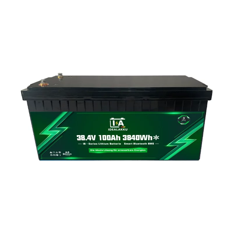 Idealakku IB-Serie LiFePO4-Batterie 36 V 100 Ah mit Smart-BMS, Bluetooth und Heizung