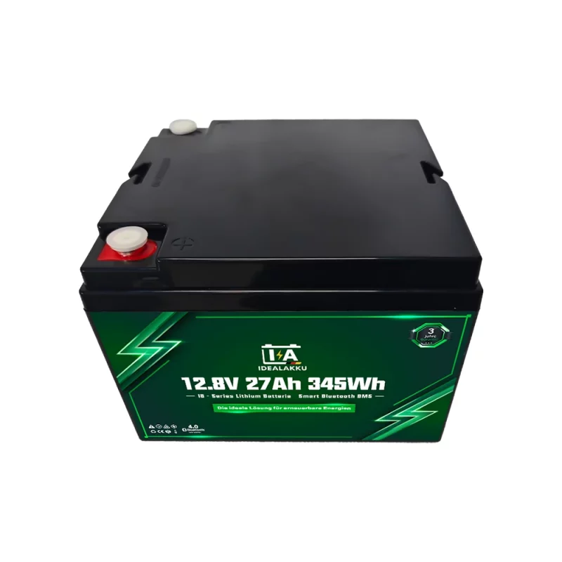 Idealakku IB-Serie LiFePO4-Batterie 12 V 27 Ah mit Smart-BMS und Bluetooth
