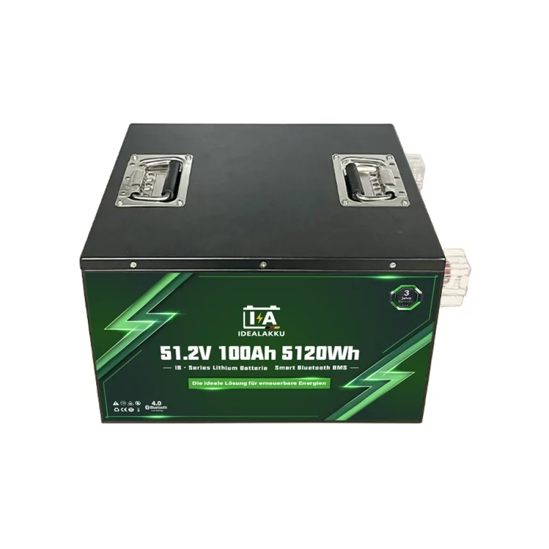 Idealakku IB-Serie LiFePO4-Batterie 48 V 100 Ah mit Smart-BMS und Bluetooth