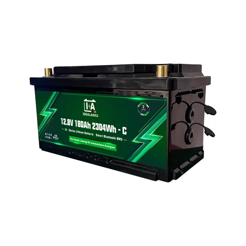 Idealakku IA SERIES Lithium Batterie LiFePO4 12V 180Ah CAN Smart BMS mit Bluetooth Wohnmobil Untersitzbatterie-2